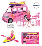 Mamido Mamido Bábika s obytným autom, kajakom a doplnkami MT1359