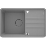 DEANTE DEANTE - Momi metallic grey Granitový drez, 1-bowl with drainer ZKM_S113
