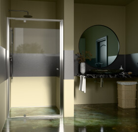 H K - Sprchové dvere do niky STYLE 100 rozmer 97-110x190 číre sklo STYLE100