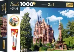 Trefl - Puzzle - 2v1 Zámok Drachenburg v Siebengebirge, Nemecko s lepidlom