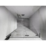 MEXEN/S - Lunar L sprchové dvere krídlové pravé 95, transparent, chróm 834L-095-000-01-00-P