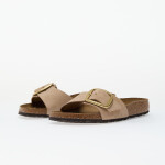 Tenisky Birkenstock Madrid Big Buckle Natural Leather Nubuck Sandcastle EUR 40