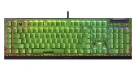 Razer BlackWidow V4 X Green Switch čierna / Herná klávesnica / mechanická / Minecraft Edition / Razer Chroma RGB / USB
