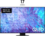 Samsung SAMSUNG GQ-55Q80C, QLED TV - 55 - silver, UltraHD/4K, SmartTV, WLAN, Bluetooth, HDR, FreeSync, 100Hz panel