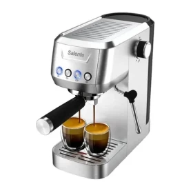 Salente Coffio strieborná / Pákový kávovar / 1350W / 1.3 l / 20 bar (COFFIO)