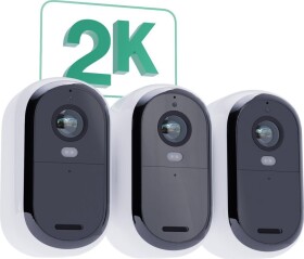 Arlo ESSENTIAL 2 2K Outdoor Camera 3pack W/3 Solar Panel BNDL
