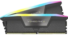 Corsair Vengeance RGB 16GB (2x8GB) sivá / Operačná pamäť / DDR5 / 6000 MHz / CL36 / DIMM / XMP / EXPO (CMH16GX5M2E6000Z36)