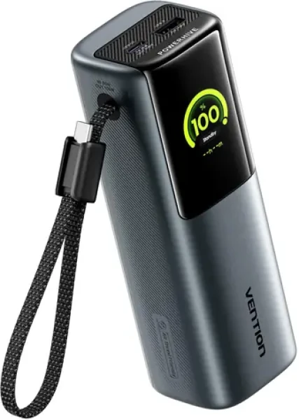 Vention Powerhive sivá / Powerbanka / 20 000 mAh / 2x USB-C / 1x USB-A (FKFH0)