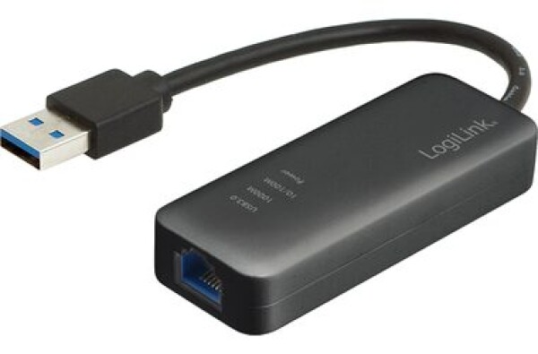 LogiLink UA0184A / USB Ethernetový adaptér / USB-A 3.0 / RJ-45 / 1000Mbps (UA0184A)