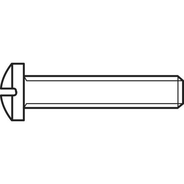 TOOLCRAFT 827136 šošovkové skrutky M3 25 mm krížová dražka Philips DIN 7985 ocel glavanizované zinkom 100 ks; 827136