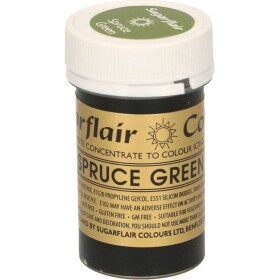 Gélová farba spruce green 25 g - Sugarflair - Sugarflair