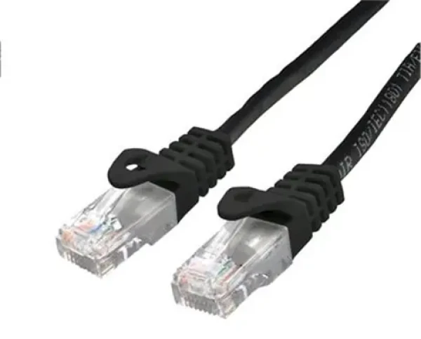 C-tech patchcord Cat6 UTP 1 m čierna (8954125015109)