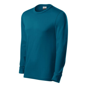 Unisex tričko Resist LS (petrol blue) XL