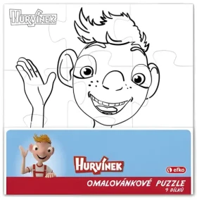 EFKO Puzzle Namaľuj si sám: Hurvínek - štvorec