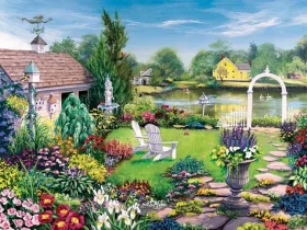 COBBLE HILL Puzzle Pri rybníčku XL