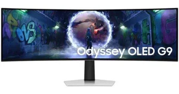 49" Samsung Odyssey G9 OLED / strieborná / 5120 x 1440 / 32:9 / 0.03ms / 1000000:1 / 250cd-m2 / HDMI DP USB (LS49DG934SUXEN)