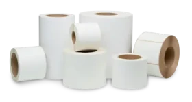 OEM Samolepiace etikety PE TT 93 mm x 62 mm biela / Polyetylén / 500ks / 1 rolka (LBL093062UB)