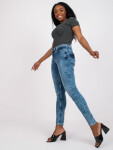 Dámske džínsy nohavice D85035C62220 - SUBLEVEL L jeans-sv.modrá