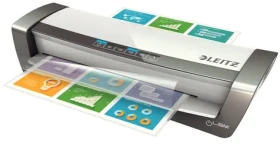 Leitz Office Pro A3 strieborná / Laminátor / A3 / 4 valce / dotykové ovládanie / 800 mm/min (75180084)