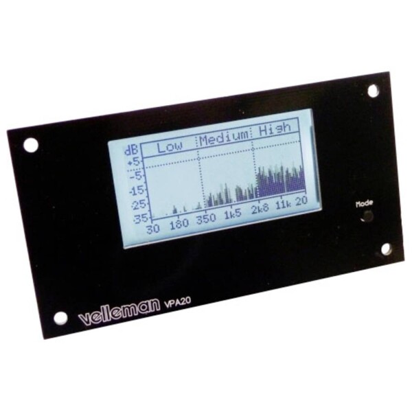 Whadda WSAH8098 audio analyzátor; WSAH8098