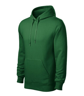 Pánska mikina s kapucňou bottle green L