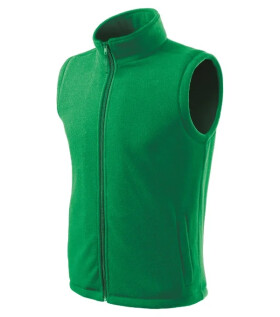 Next fleecová vesta unisex stredne zelená 3XL