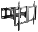 Manhattan univerzálny držiak TV 60"-100" čierny / Držiak na TV / VESA 900x600 / nosnosť 80 kg / sklopný a naklápací (461221)