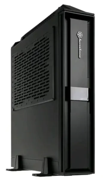 SilverStone SST-ML08B-H Milo čierna / Mini-ITX / 2x USB 3.0 / bez zdroja (SST-ML08B-H)