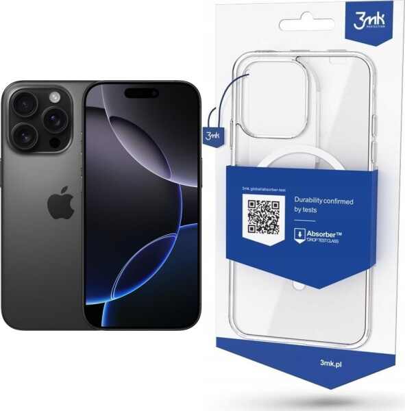 Apple iPhone 16 Pro 256GB Black Titanium (MYNH3) + Etui MagCase