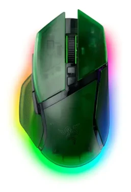 Razer Basilisk V3 Pro 35K zelená / Bezdrôtová herná myš / optická / 35000 DPI / 11 tlačidiel / USB-C / Bluetooth (RZ01-05240300-R3G1)