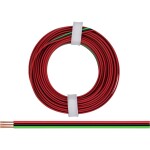 Donau Elektronik 318-014 opletenie / lanko 3 x 0.14 mm² + 3 x 0.14 mm² červená, zelená, čierna 5 m; 318-014