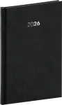 NOTIQUE Týždenný diár Balakon 2026, čierny, 15 x 21 cm (PGD-TA5BA-6120)
