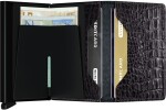 Kožená mini peňaženka Secrid Slimwallet Nile Black