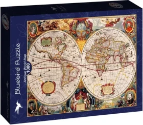 BlueBird Puzzle Antická mapa sveta