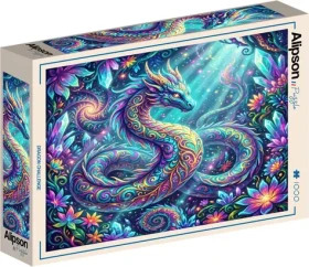 ALIPSON Štvorcové puzzle Dračia výzva