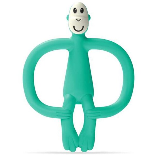 MATCHSTICK MONKEY Hryzátko a zubná kefka, bez chvosta - green