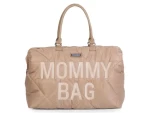 Childhome Prebaľovacia taška Mommy Bag Puffered Beige / 55 x 30 x 40 cm / nosnosť 5 kg (CWMBBPBE)