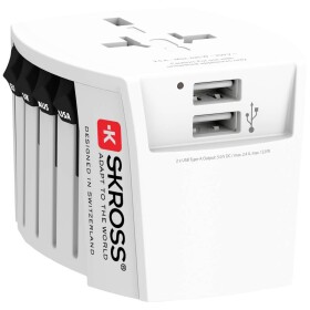 Skross 1.302960 cestovný adaptér MUV USB (2xA); 1.302960