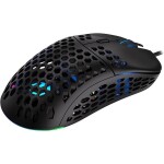 Endorfy LIX čierna / optická / drôtová / herná / 8000 dpi / PMW3325 / 6 tlačidiel / RGB / Kailh GM4.0 / USB / 1.8m (EY6A002)