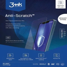 3mk All-Safe AIO Anti-Scratch / Ochranná fólia / Dry Wet Fitting / pre mobilné telefóny / 5 ks (5903108471916)