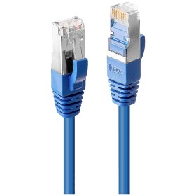 LINDY 45641 RJ45 sieťové káble, prepojovacie káble CAT 6 S/STP 0.50 m modrá tienený 1 ks; 45641
