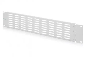 Digitus 19" sivá / Krycí panel 2U / výklopný / oceľový plech (DN-97694)