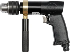 YATO YT-09702 / Pneu Ručná vŕtačka / Tlak 6.3 bar / 700 ot-min / 10 mm skľučovadlo / Prívod vzduchu 1|4 (YT-09702)