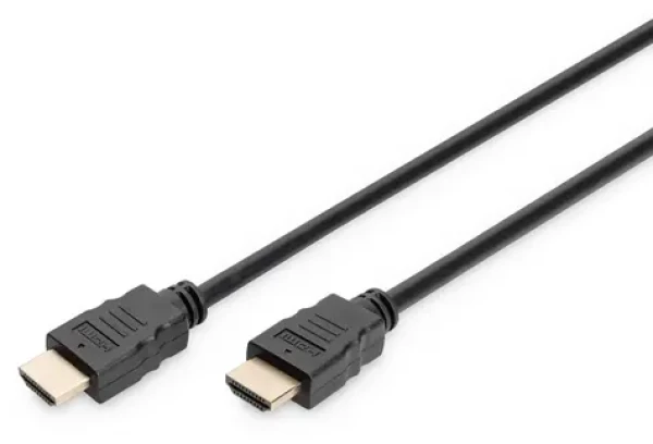 Digitus HDMI Premium High Speed čierna / Kábel / HDMI - HDMI / 3 m / Ultra HD 60p / s Ethernetom / pozlátené konektory (DB-330123-030-S)