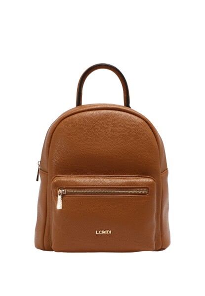 Elegantný dámsky batoh do mesta L.CREDI Budapest Backpack Cognac