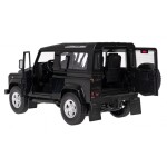 RASTAR Auto na diaľkové R/C ovládanie Land Rover Defender Rastar 1:14 čierne