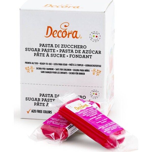Potahovacia hmota 100 g fuchsiová - Decora