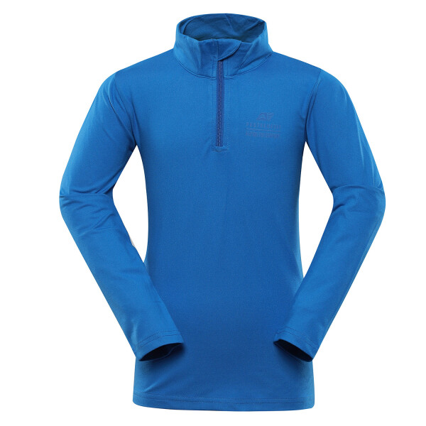 Dětské rychleschnoucí triko ALPINE PRO STANSO electric blue lemonade 140-146