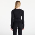 Tričko Nike Sportswear Chill Knit Women's Tight Long-Sleeve Ribbed Top Black/ Sail XS