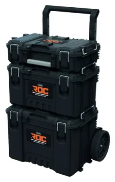 Keter ROC Pro Gear 2.0 čierna / Mobilný box na náradie / objem 111 l / nosnosť 80 kg / IP65 (256982)